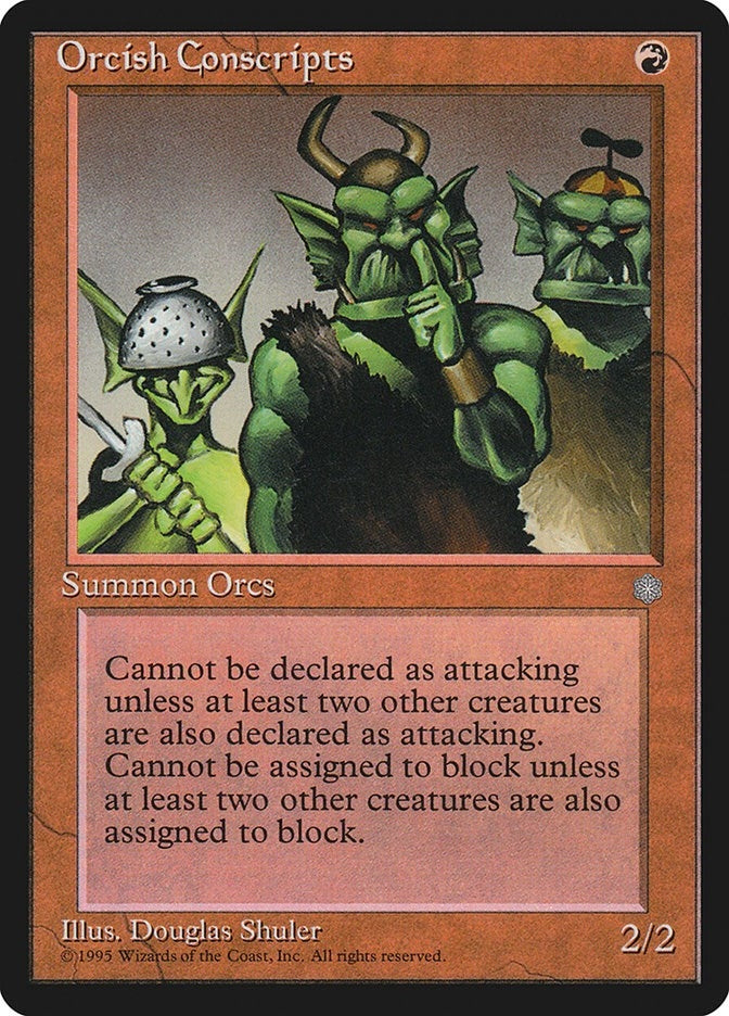 Image for Orcish Conscripts - Magic: The Gathering