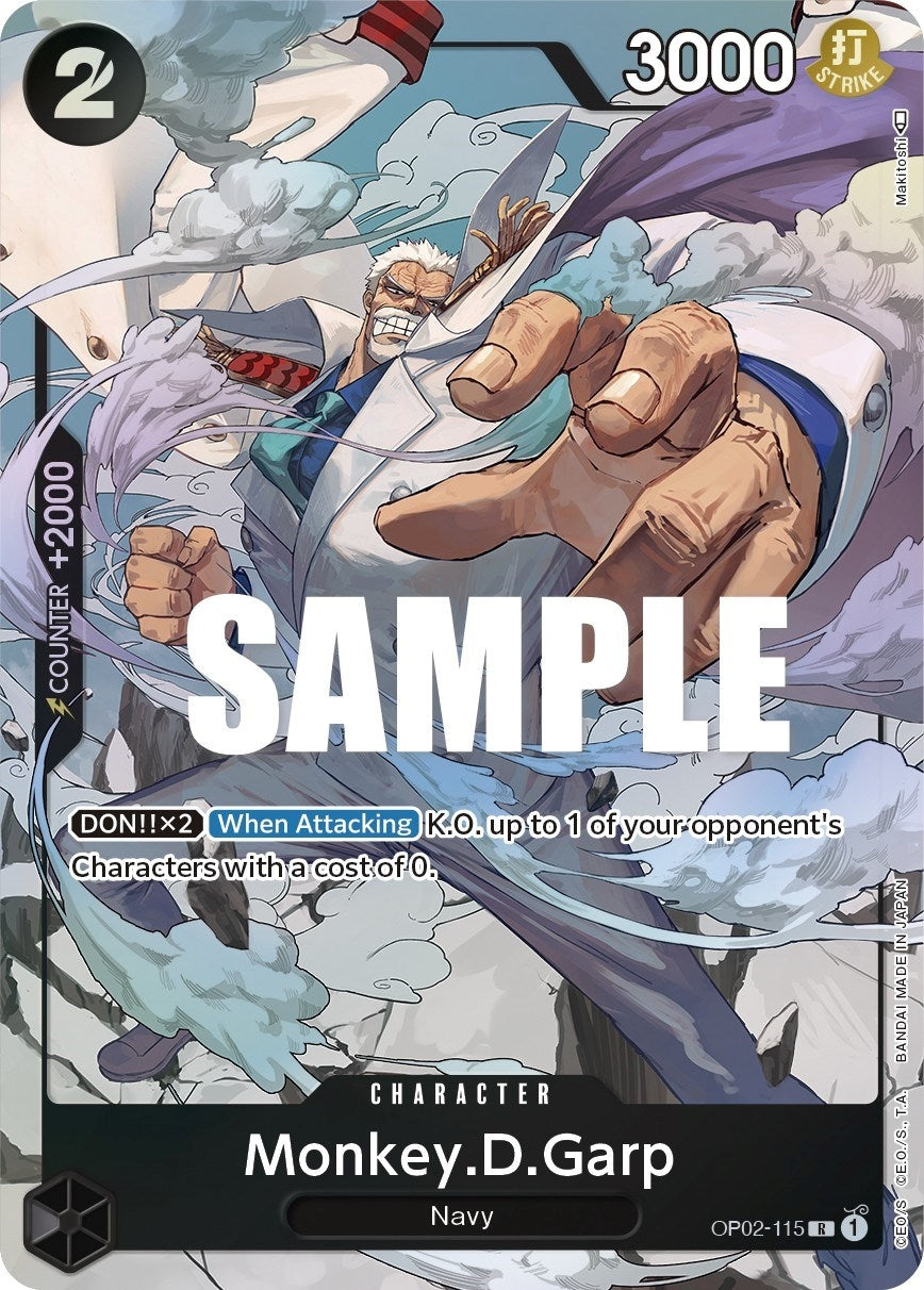 Image for Monkey.D.Garp (115) (Alternate Art) (OP02-115) - One Piece Card Game