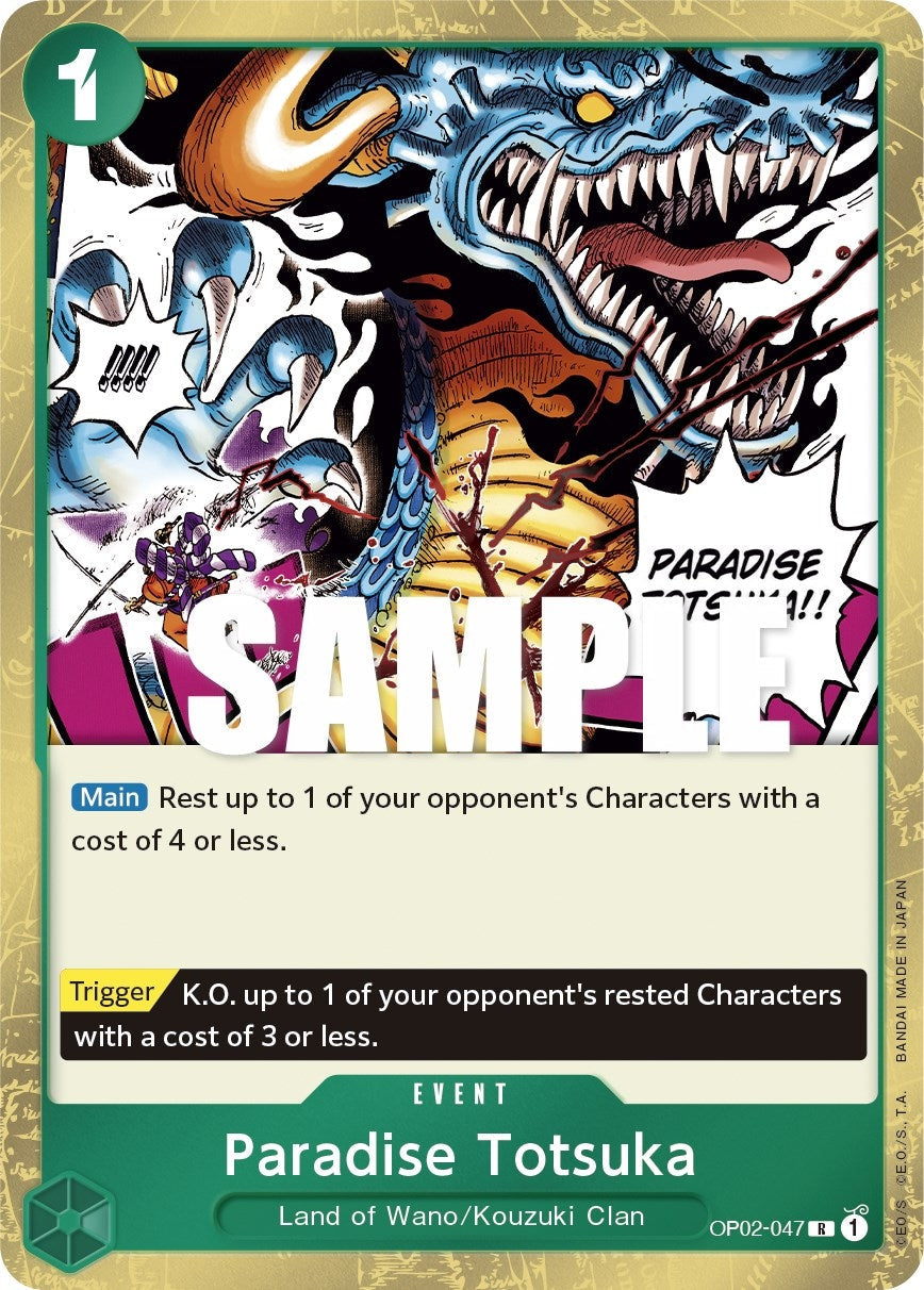 Image for Paradise Totsuka (OP02-047) - One Piece Card Game
