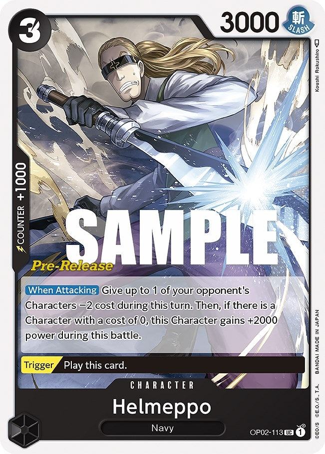Image for Helmeppo (OP02-113) - One Piece Card Game