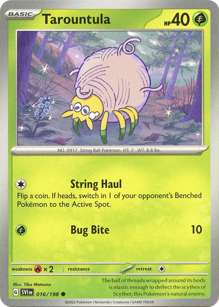 Image for Tarountula (016/198) - Pokemon