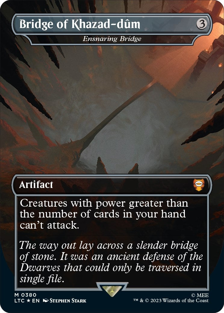 Image for Bridge of Khazad-dum - Ensnaring Bridge (Surge Foil) (380) - Magic: The Gathering