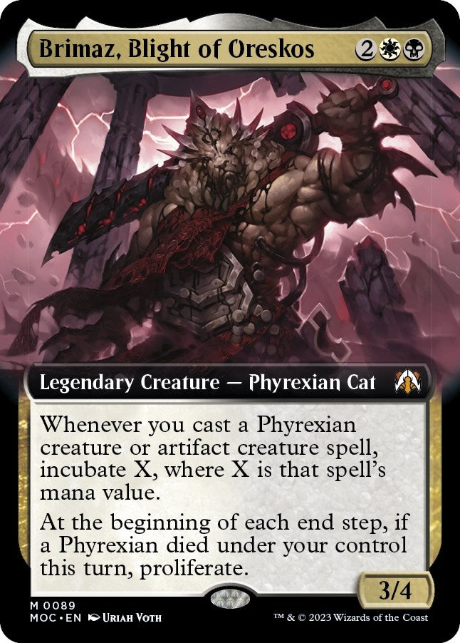 Image for Brimaz, Blight of Oreskos (Extended Art) (89) - Magic: The Gathering