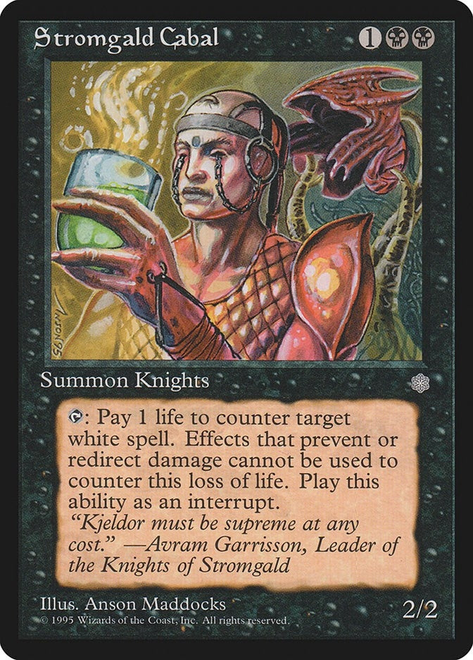 Image for Stromgald Cabal - Magic: The Gathering