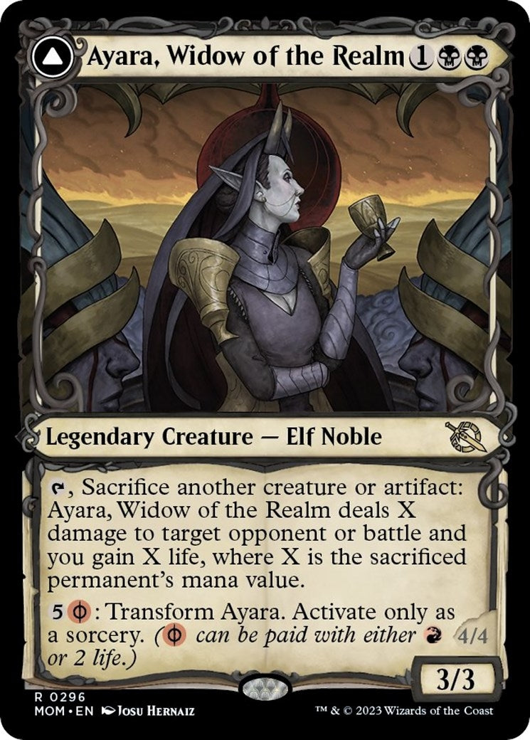 Image for Ayara, Widow of the Realm (Showcase) (296) - Magic: The Gathering