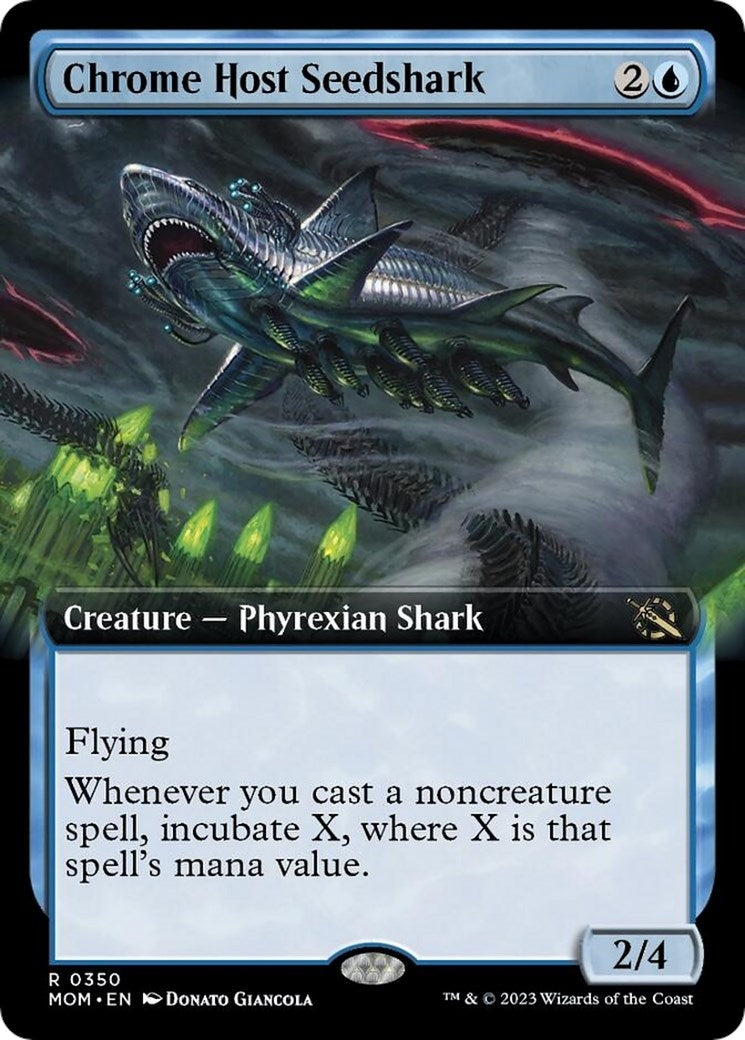 Image for Chrome Host Seedshark (Extended Art) (350) - Magic: The Gathering