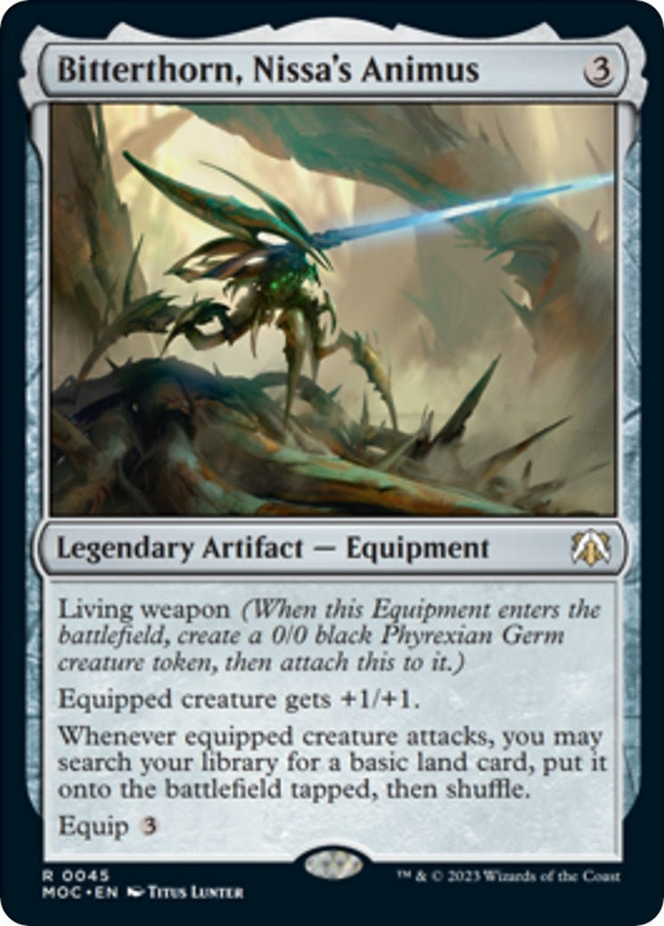 Image for Bitterthorn, Nissa's Animus (45) - Magic: The Gathering