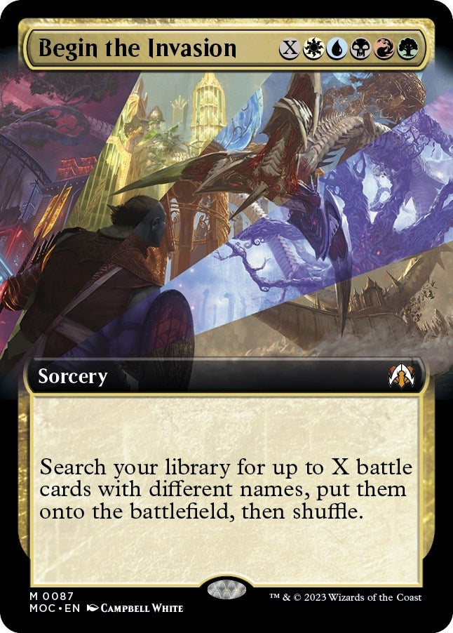 Image for Begin the Invasion (Extended Art) (87) - Magic: The Gathering