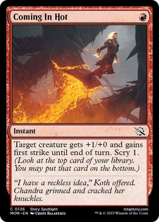 Image for Coming In Hot (136) - Magic: The Gathering