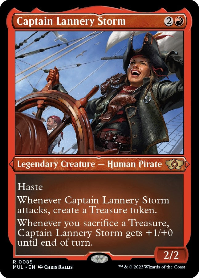Image for Captain Lannery Storm (Foil Etched) (85) - Magic: The Gathering