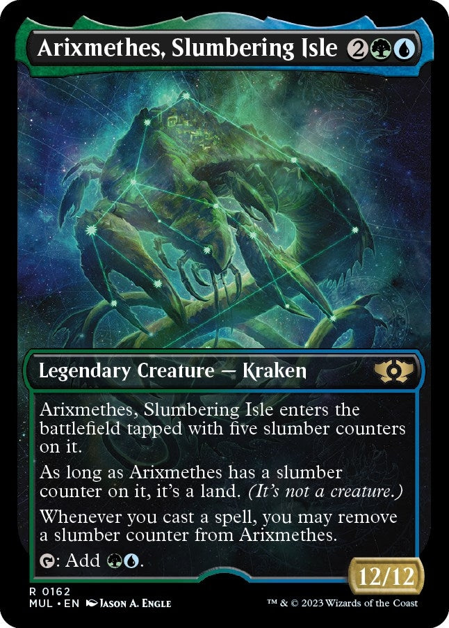 Arixmethes, Slumbering Isle (Halo Foil) (162)