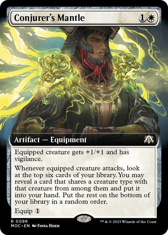 Image for Conjurer's Mantle (Extended Art) (99) - Magic: The Gathering