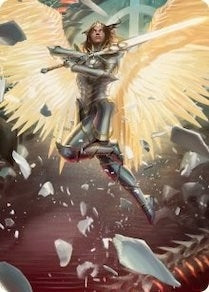 Archangel Elspeth Art Card (1)
