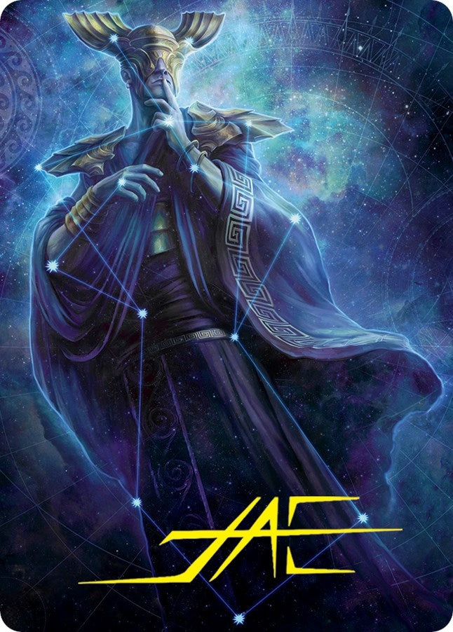 Image for Atris, Oracle of Half-Truths Art Card (Gold-Stamped Signature) (78) - Magic: The Gathering