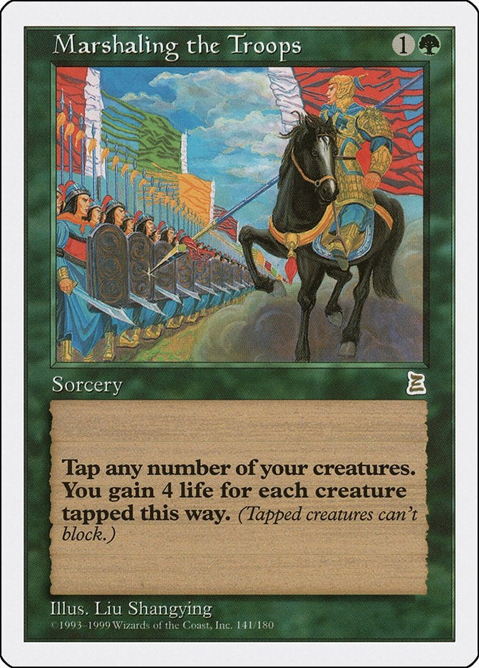 Image for Marshaling the Troops (141) - Magic: The Gathering