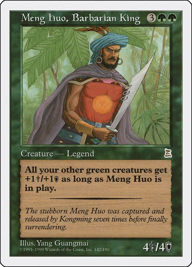 Image for Meng Huo, Barbarian King (142) - Magic: The Gathering