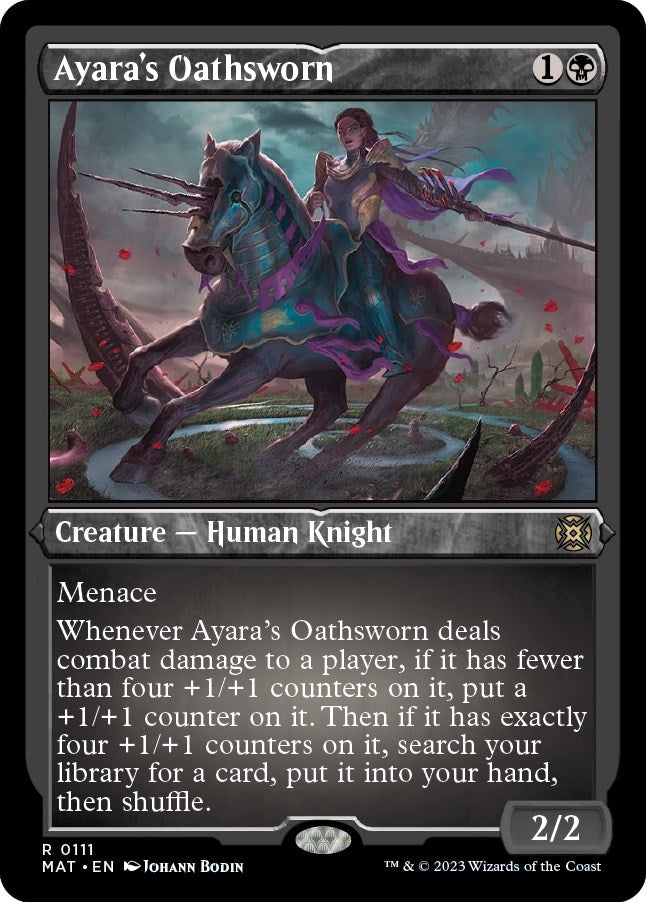Image for Ayara's Oathsworn (Foil Etched) (111) - Magic: The Gathering