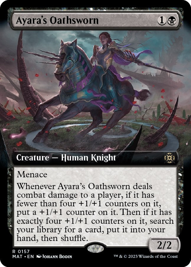 Image for Ayara's Oathsworn (Extended Art) (157) - Magic: The Gathering