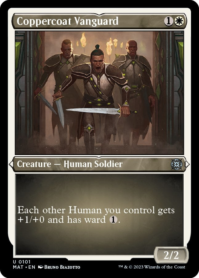 Image for Coppercoat Vanguard (Foil Etched) (101) - Magic: The Gathering