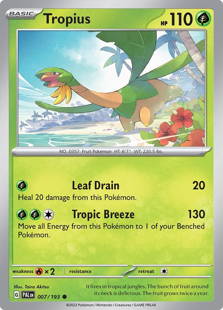 Image for Tropius (007/193) - Pokemon