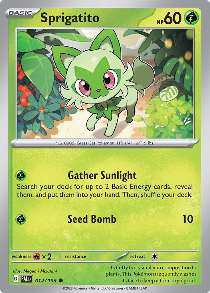 Image for Sprigatito (012/193) - Pokemon