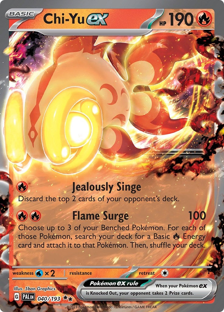 Image for Chi-Yu ex (040/193) - Pokemon