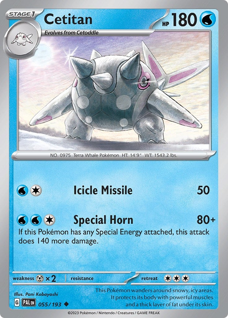 Image for Cetitan (055/193) - Pokemon