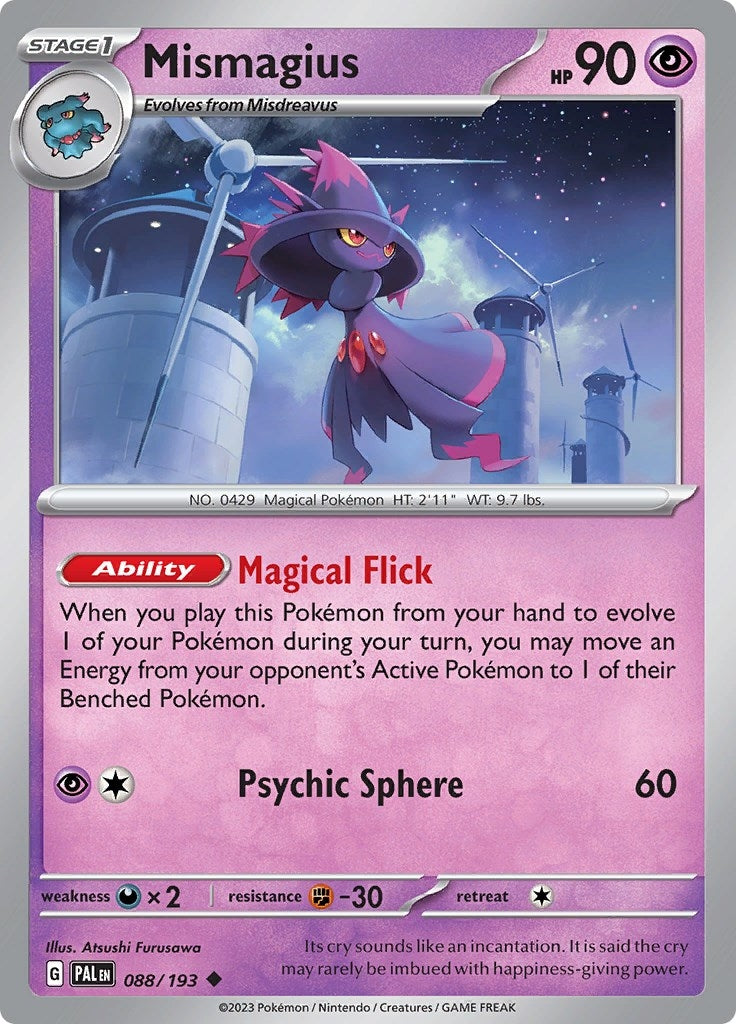 Image for Mismagius (088/193) - Pokemon