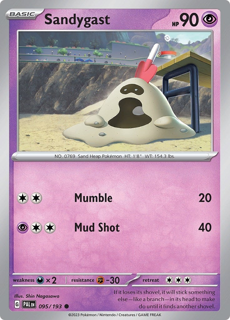 Image for Sandygast (095/193) - Pokemon