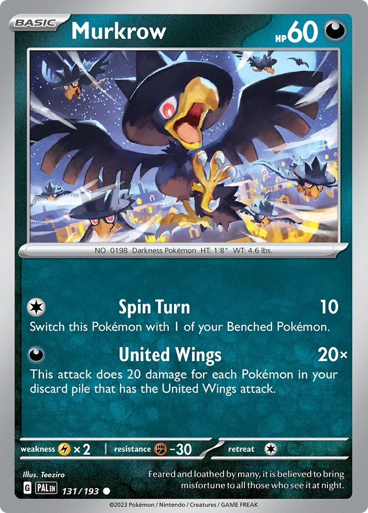 Image for Murkrow (131/193) - Pokemon