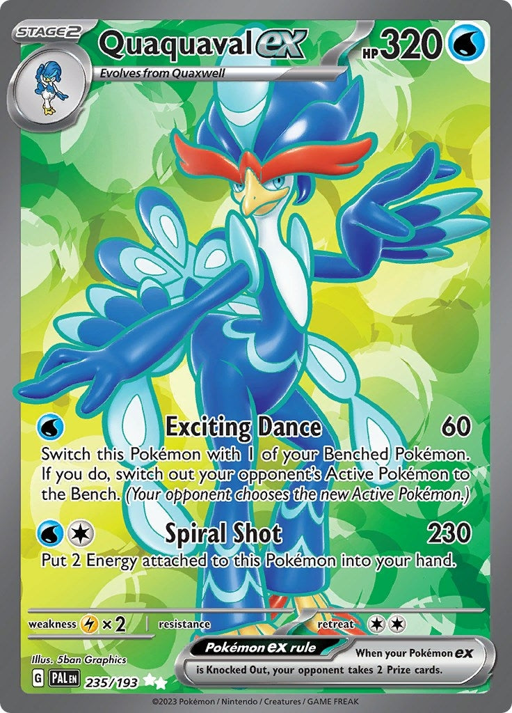 Image for Quaquaval ex (235/193) - Pokemon