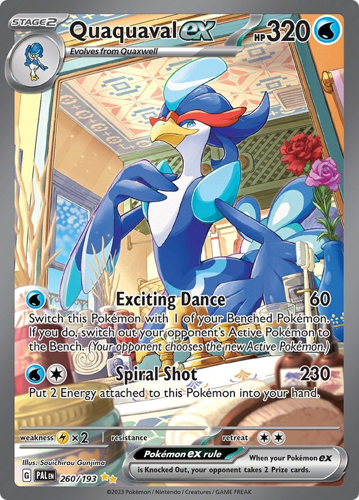 Image for Quaquaval ex (260/193) - Pokemon