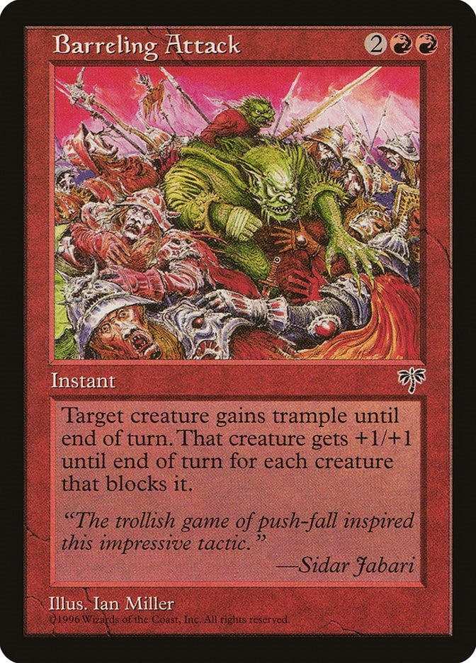 Image for Barreling Attack - Magic: The Gathering
