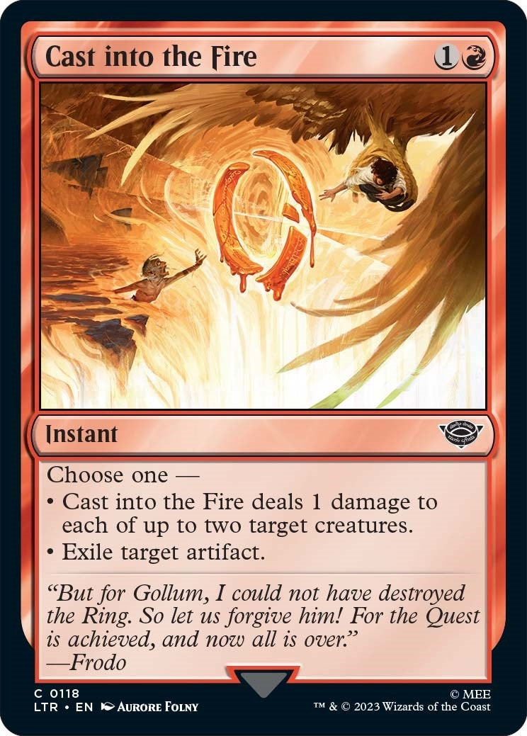 Image for Cast into the Fire (118) - Magic: The Gathering