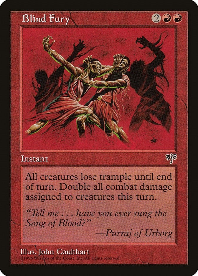 Image for Blind Fury - Magic: The Gathering