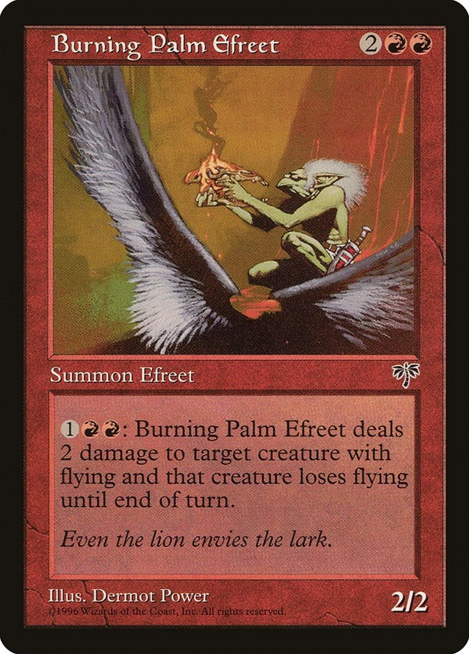 Image for Burning Palm Efreet - Magic: The Gathering