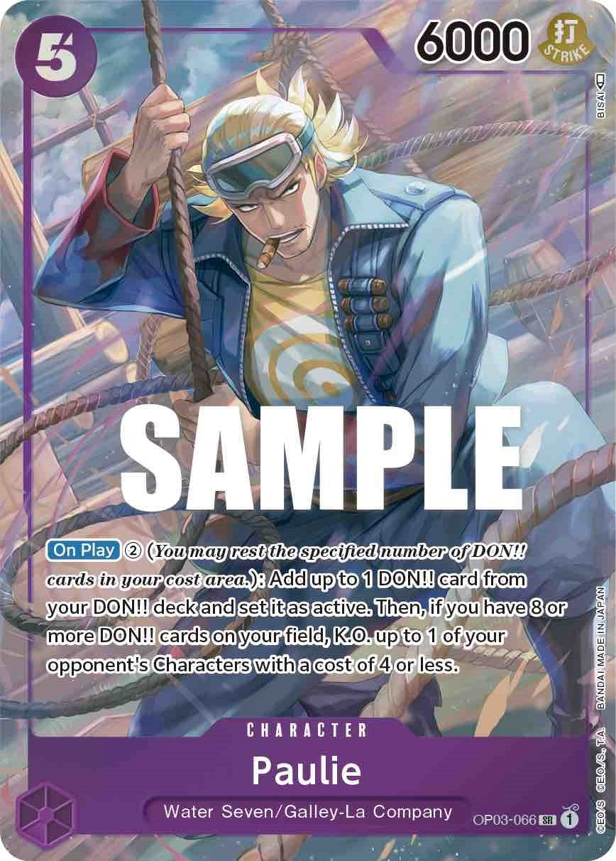 Image for Paulie (Alternate Art) (OP03-066) - One Piece Card Game