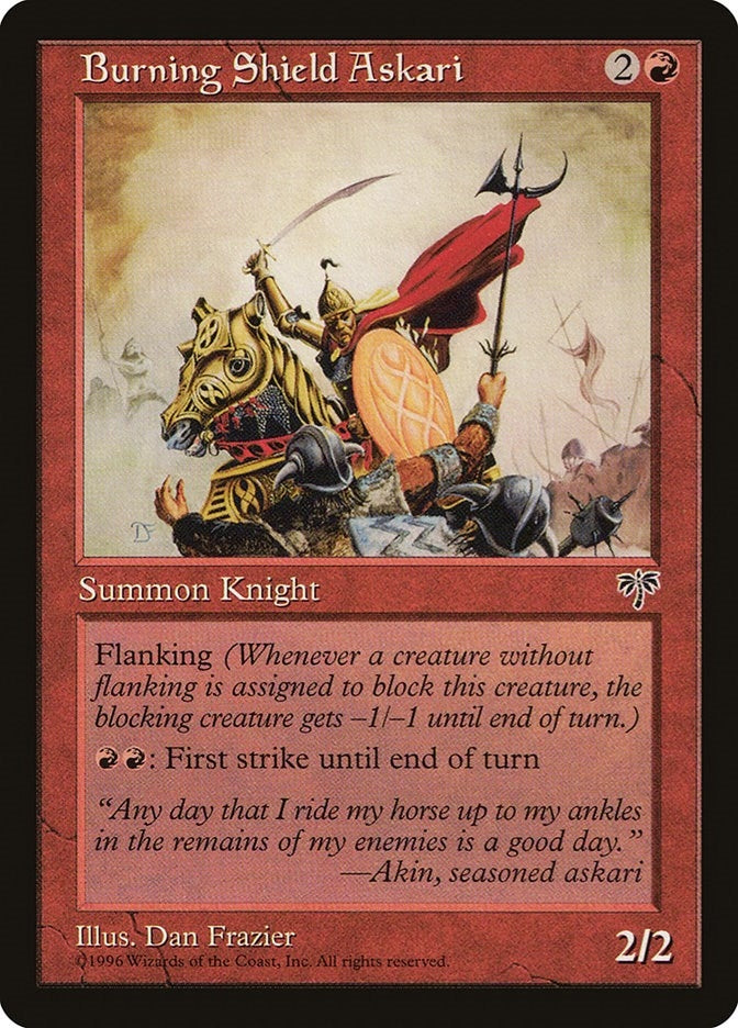 Image for Burning Shield Askari - Magic: The Gathering