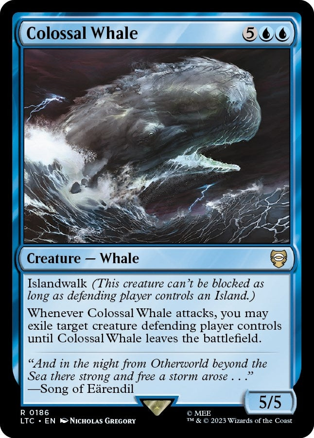 Image for Colossal Whale (186) - Magic: The Gathering