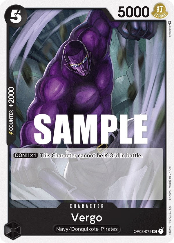 Image for Vergo (OP03-079) - One Piece Card Game