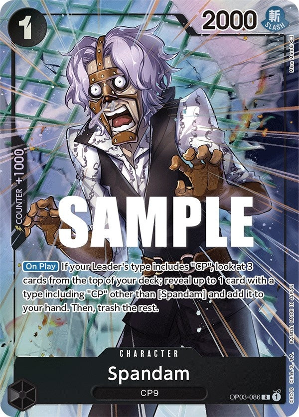 Image for Spandam (Alternate Art) (OP03-086) - One Piece Card Game