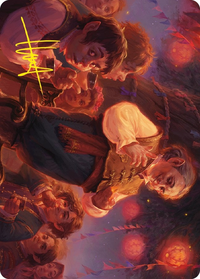 Image for Bilbo, Retired Burglar Art Card (Gold-Stamped Signature) (14) - Magic: The Gathering