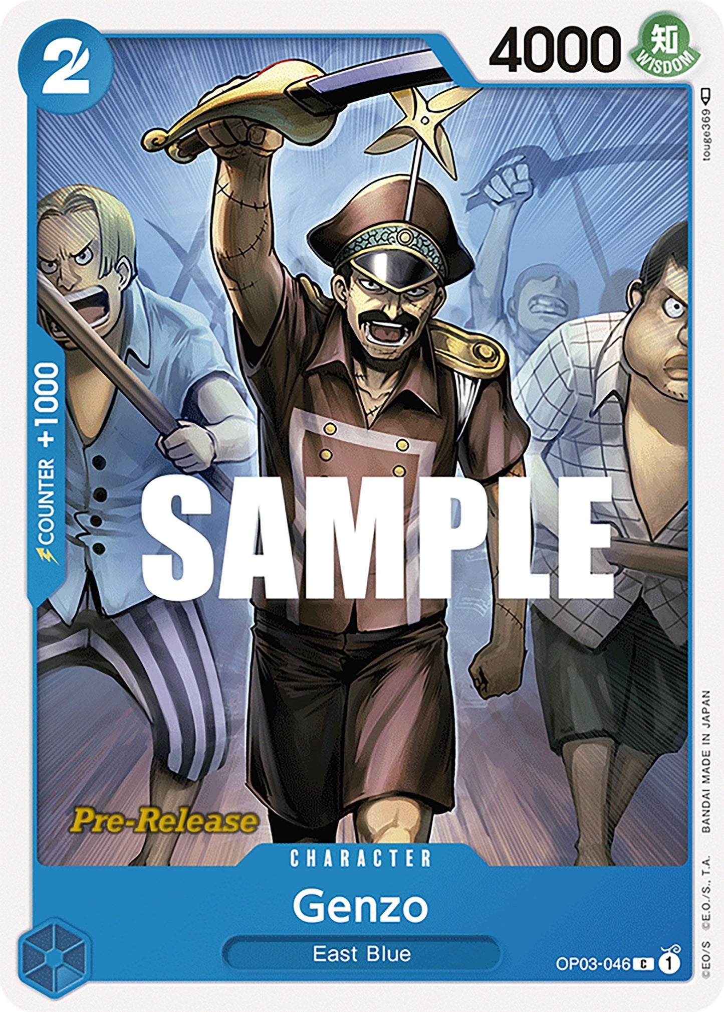 Image for Genzo (OP03-046) - One Piece Card Game