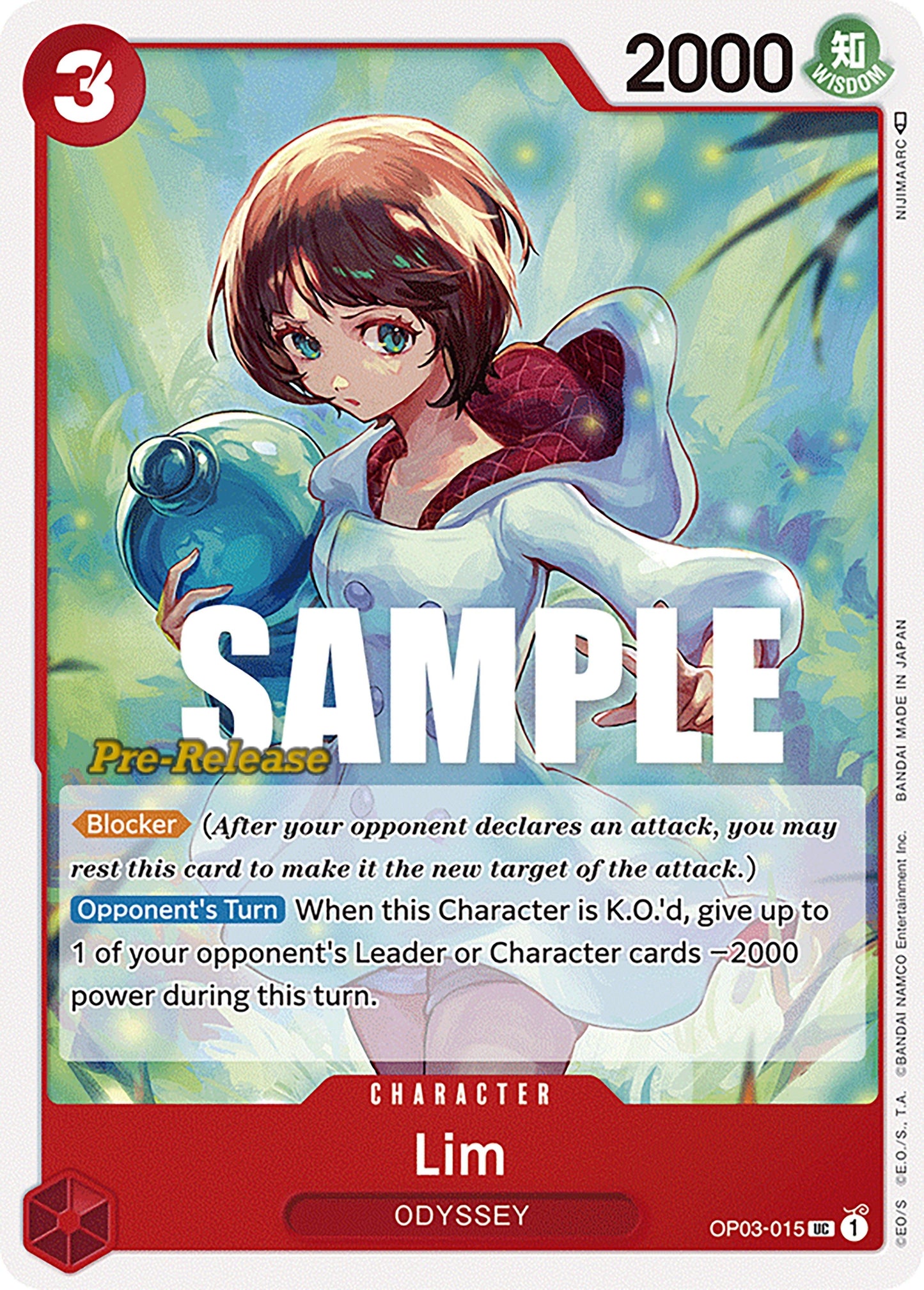 Image for Lim (OP03-015) - One Piece Card Game