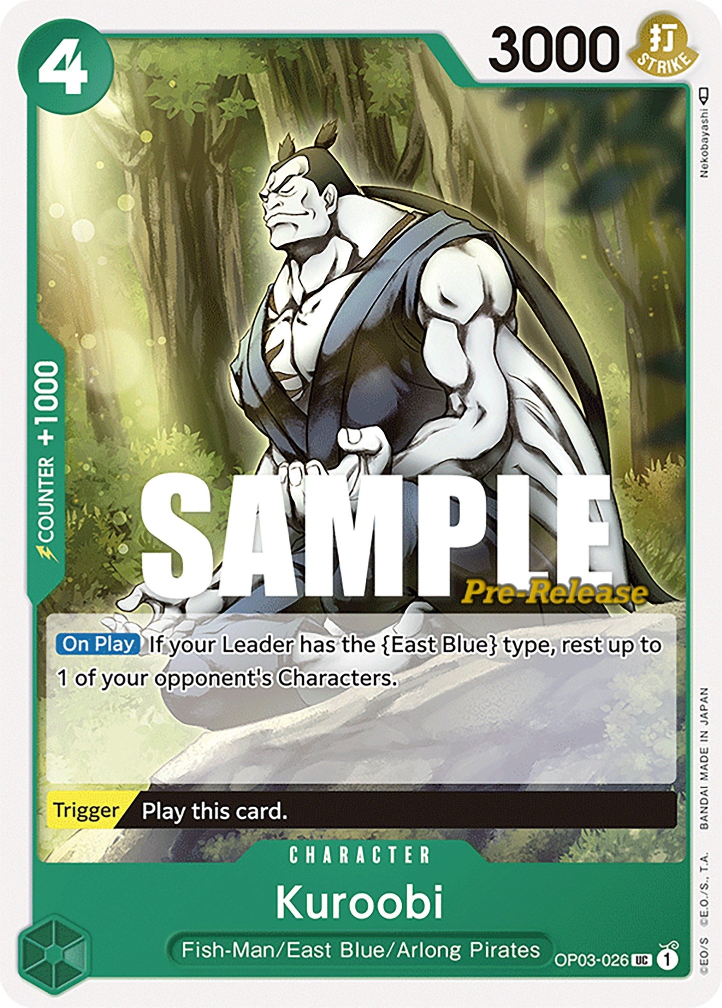 Image for Kuroobi (OP03-026) - One Piece Card Game