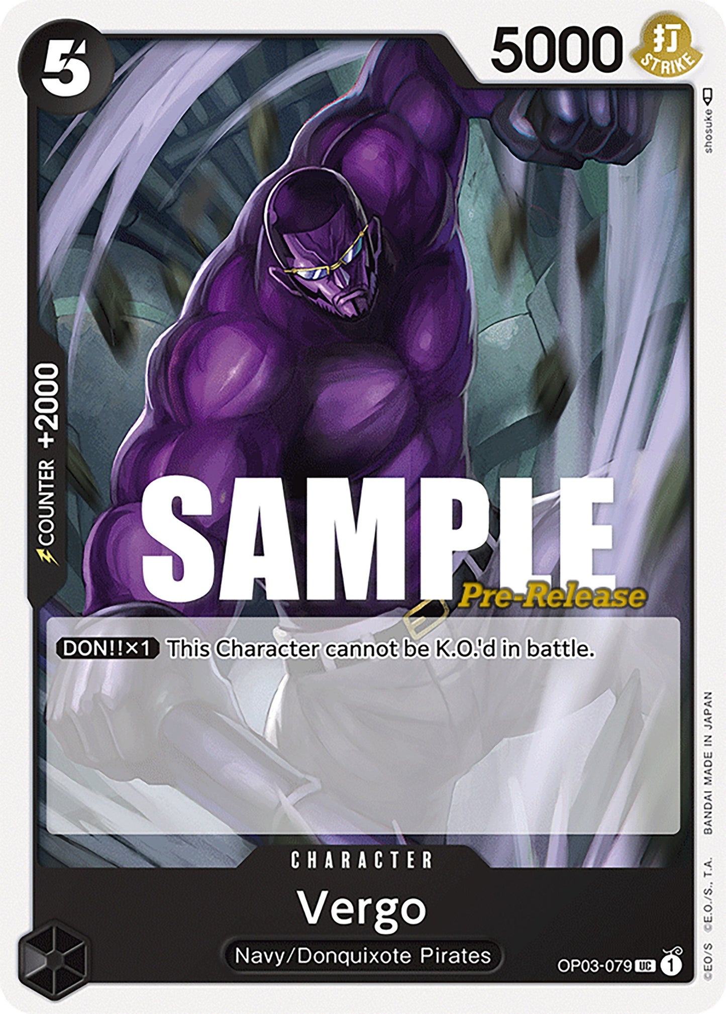 Image for Vergo (OP03-079) - One Piece Card Game