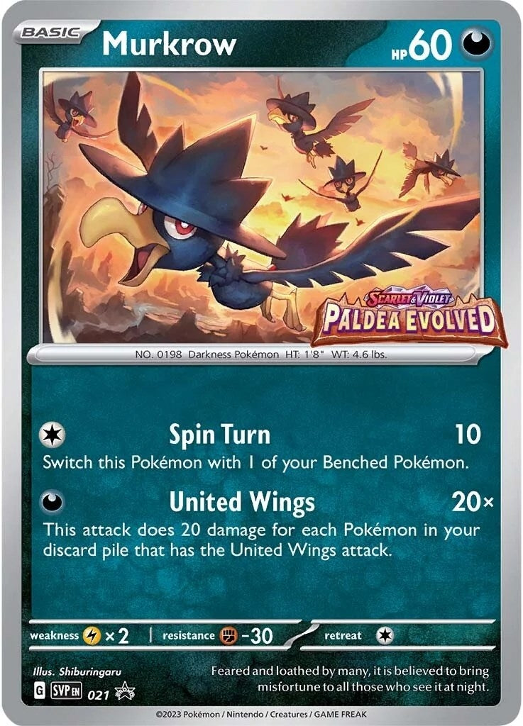 Image for Murkrow - 021 (Prerelease) (021) - Pokemon