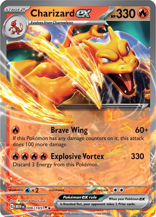 Image for Charizard ex (006/165) - Pokemon