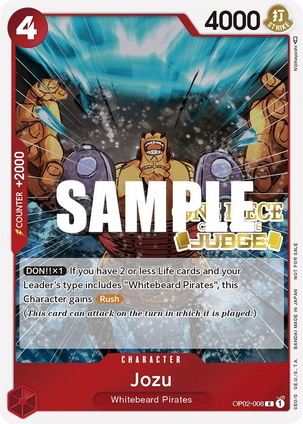 Image for Jozu (Judge) (OP02-008) - One Piece Card Game