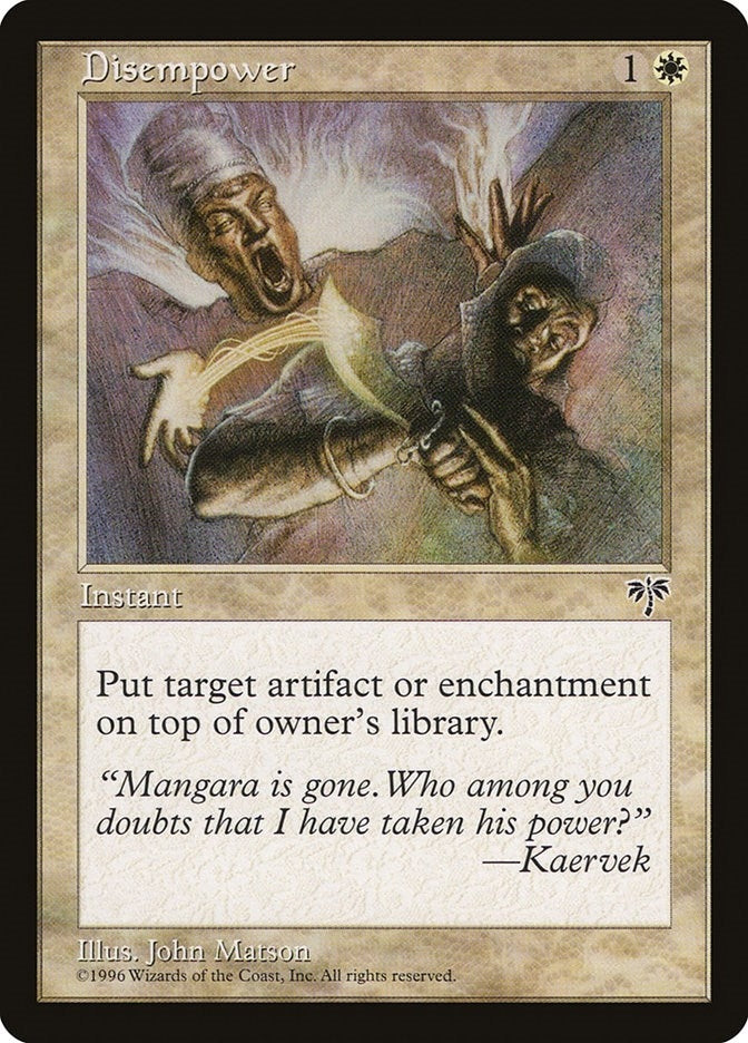 Image for Disempower - Magic: The Gathering